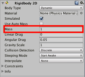 【unity入門】Rigidbody.mass(質量)についてのまとめ | もぎブログ